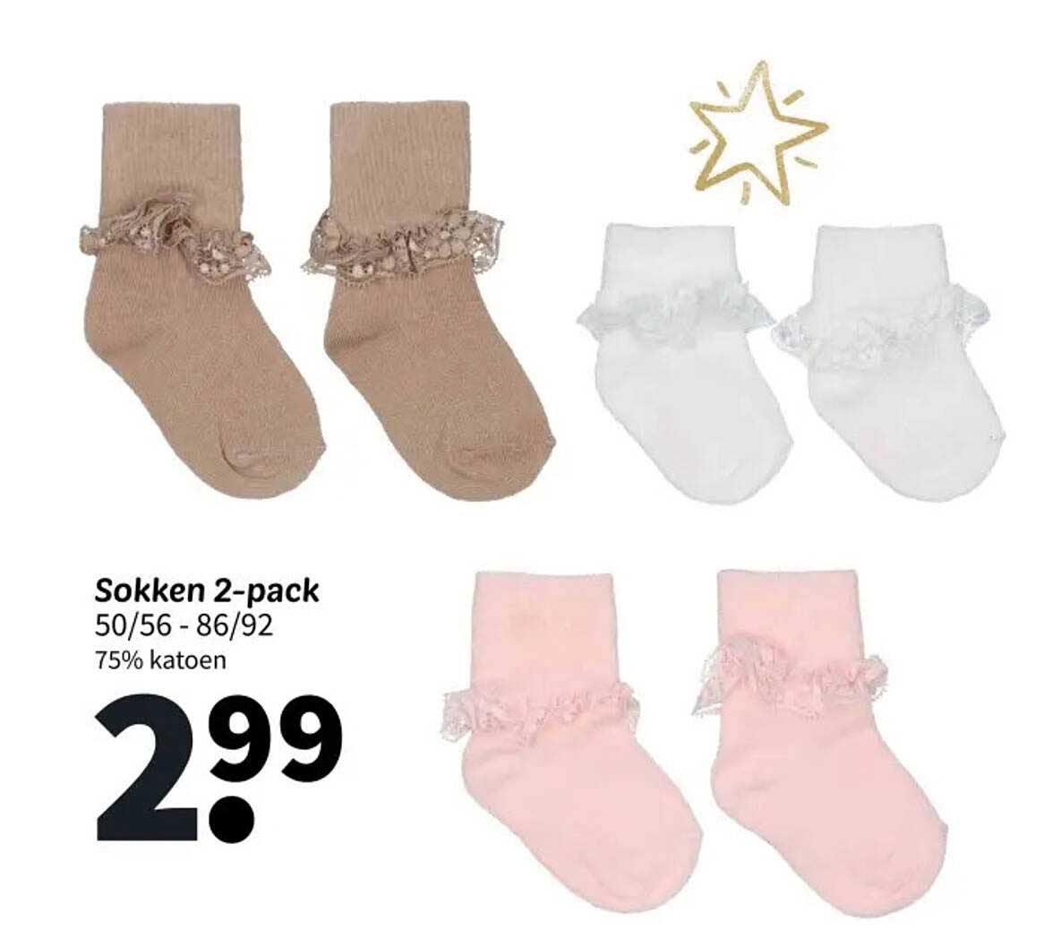 Sokken 2-pack