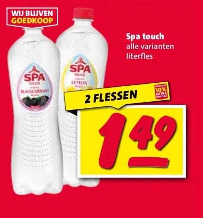 Spa touch alle varianten literfles