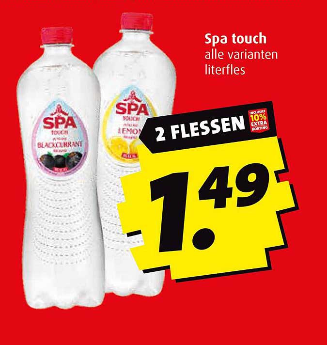 Spa touch alle varianten literfles