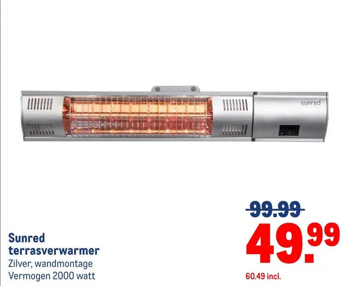 Sunred terrasverwarmer