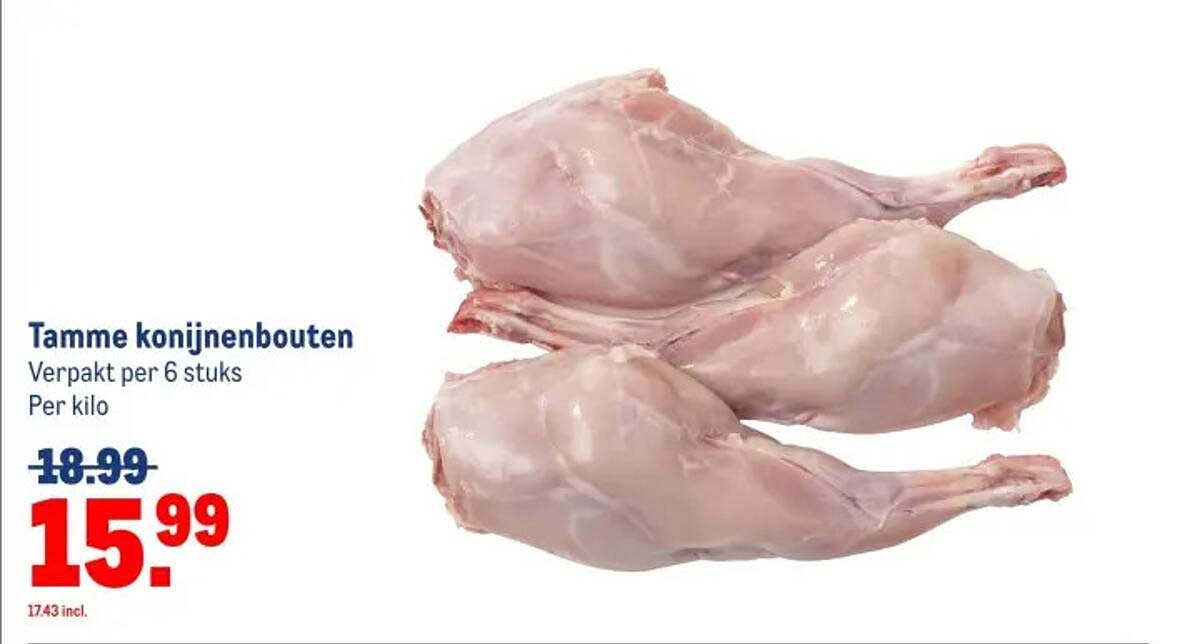 Tamme konijnenbouten