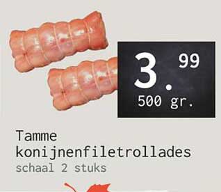 Tamme konijnenfiletrollades