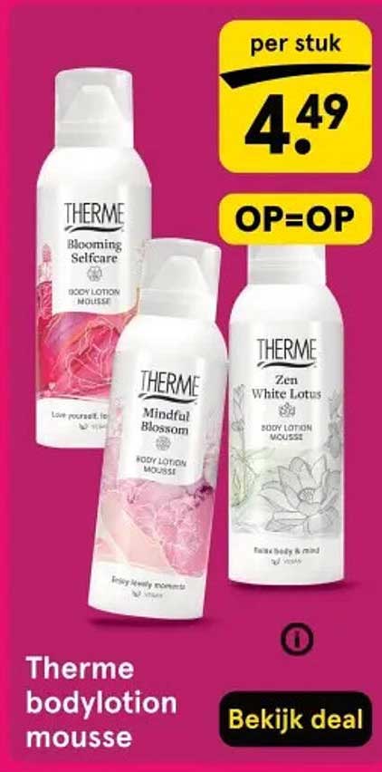Therme bodylotion mousse