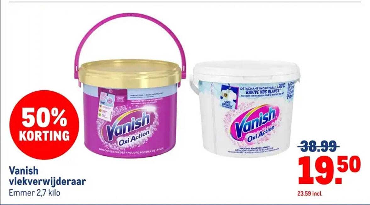 Vanish vlekverwijderaar Emmer 2,7 kilo