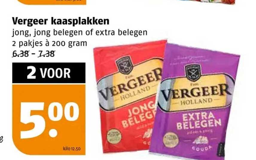 Vergeer kaasplakken