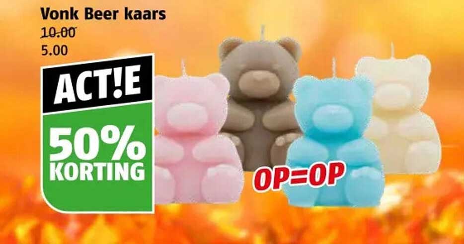 Vonk Beer kaars