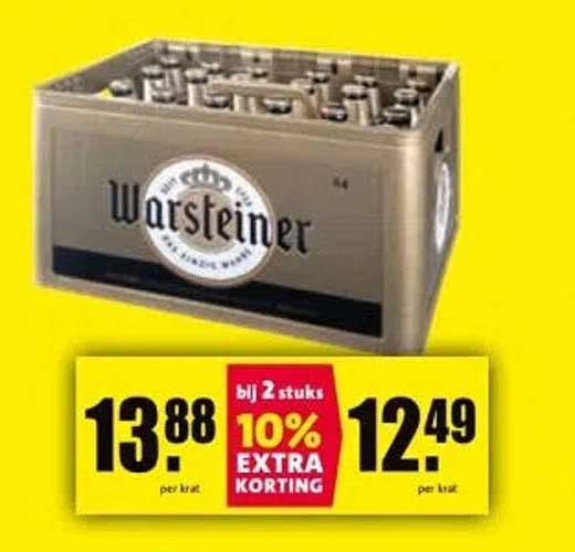 Warsteiner Bier, 24 x 0,5 liter krat