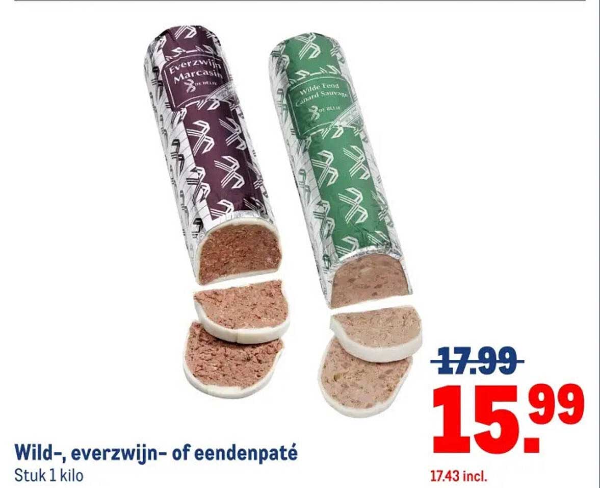 Wild-, everzwijn- of eendenpaté