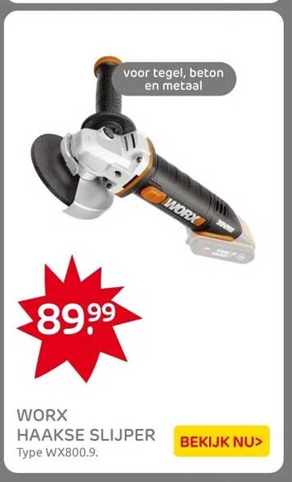 WORX HAAKSE SLIJPER Type WX800.9