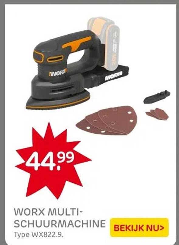 WORX MULTI-SCHUURMACHINE Type WX822.9