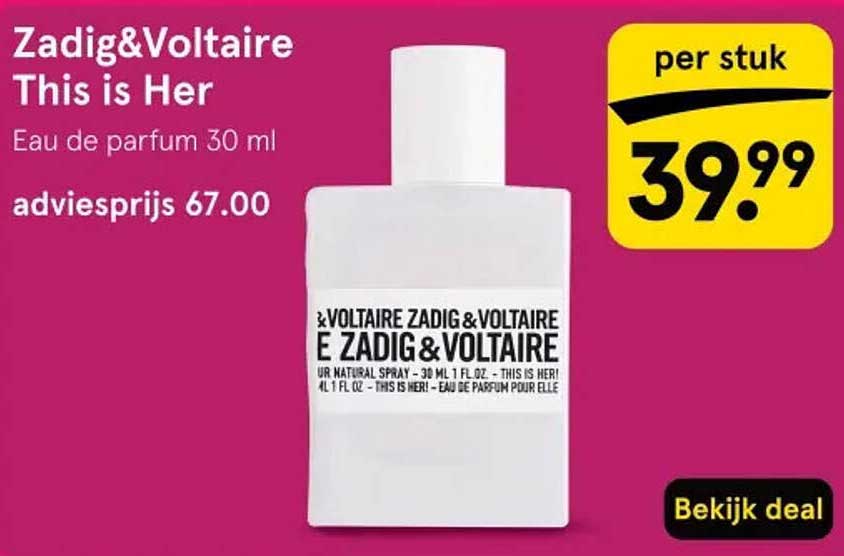 Zadig&Voltaire This is Her Eau de parfum 30 ml