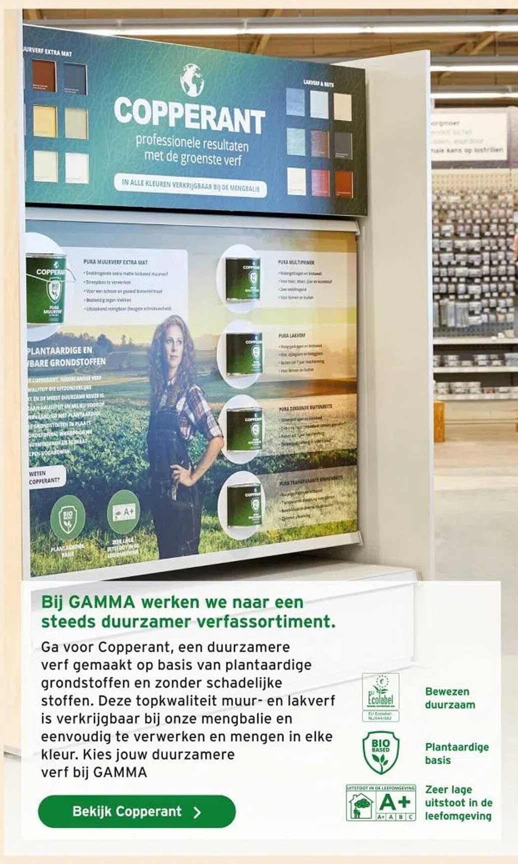 COPPERANT professionele resultaten met de groenste verf