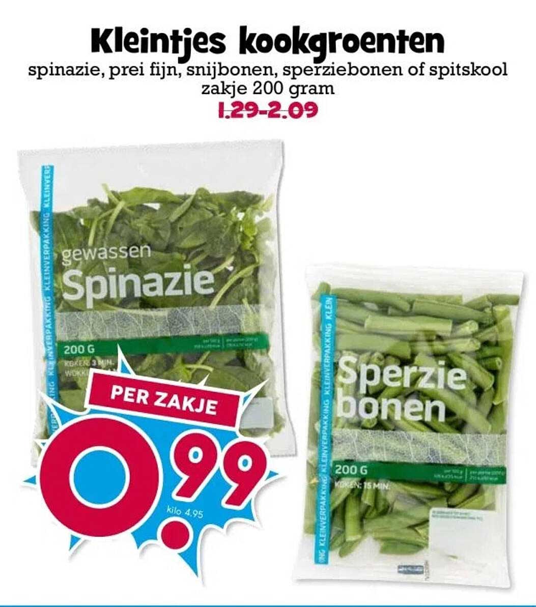 Kleintjes kookgroenten