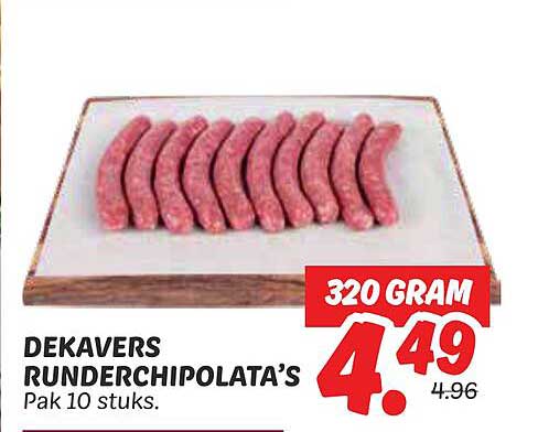 DEKAVERS RUNDERCHIPOLATA'S
