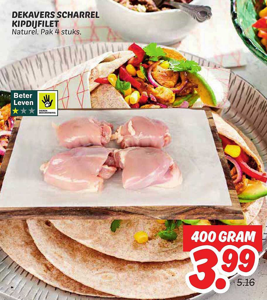DEKAVERS SCHARREL KIPDUIFLET