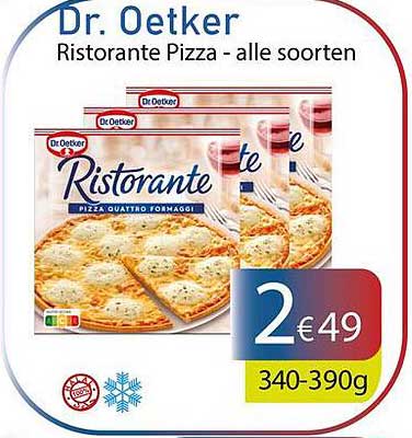 Dr. Oetker Ristorante Pizza - alle soorten