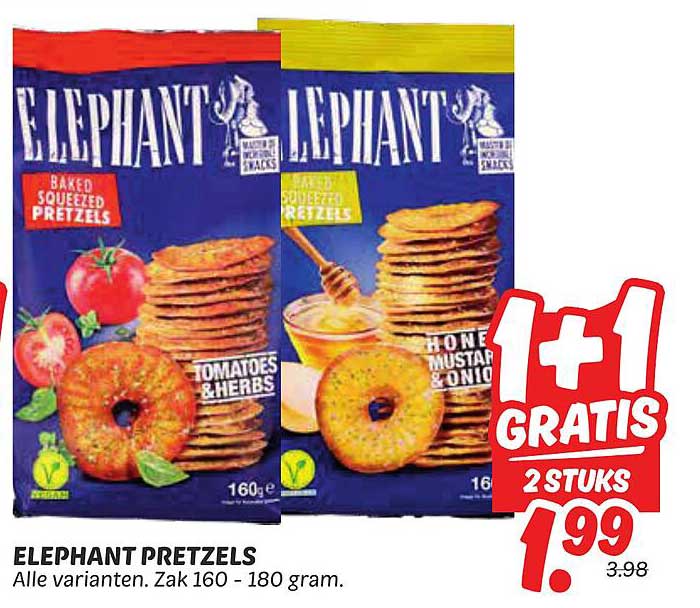 ELEPHANT PRETZELS