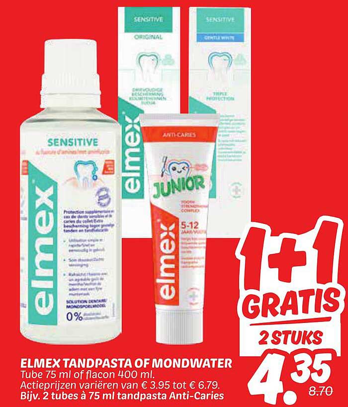 ELMEX TANDPASTA OF MONDWATER