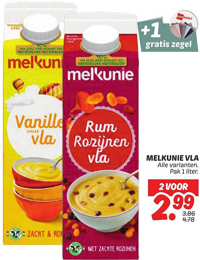  MELKUNIE VLA Alle varianten. Pak 1 liter.