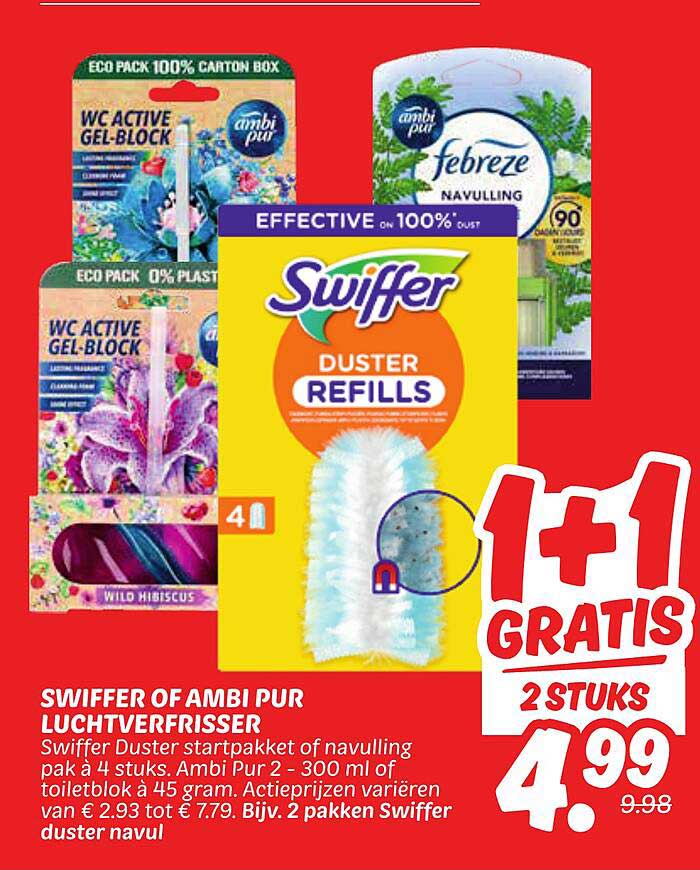 SWIFFER OF AMBI PUR LUCHTVERFRISSER