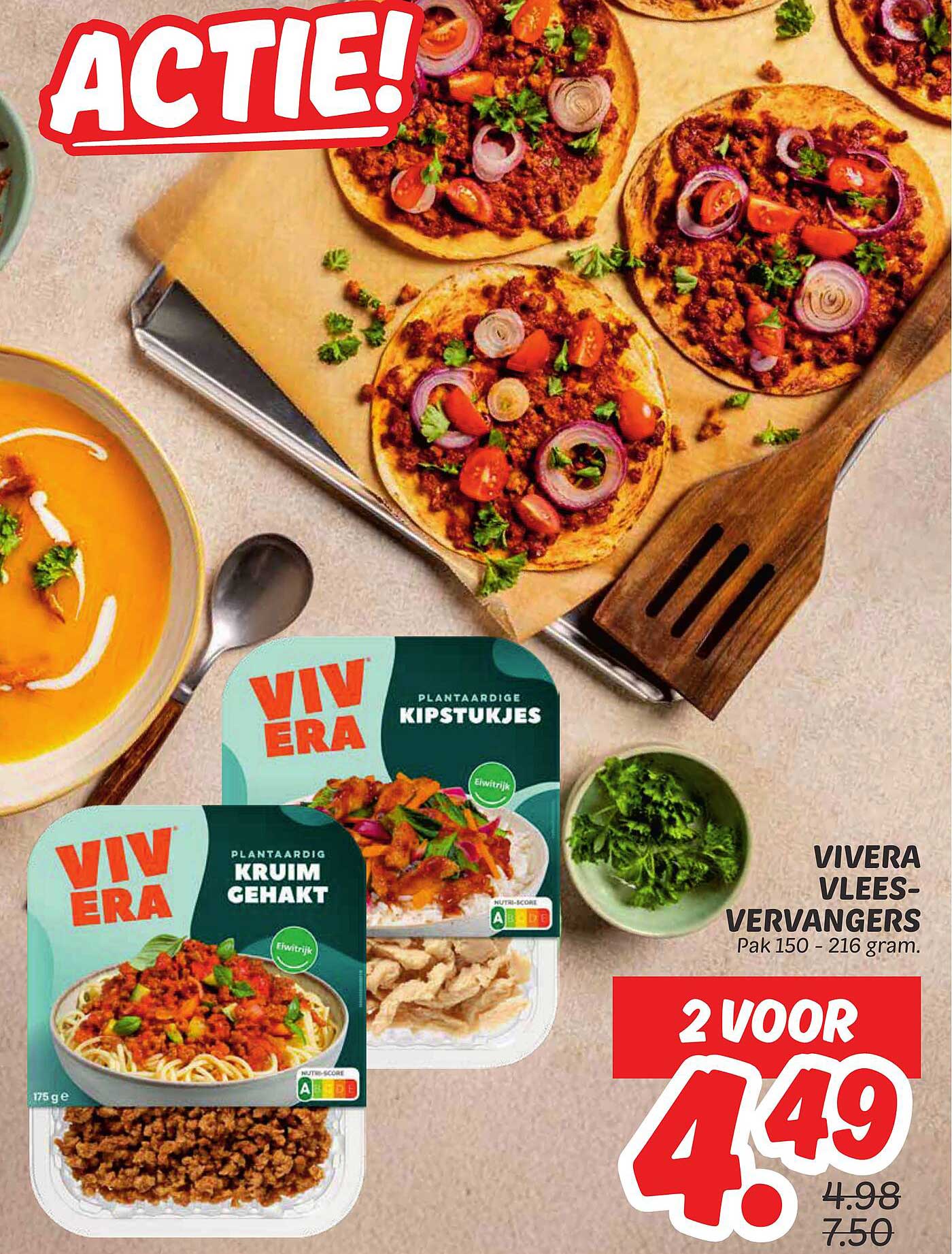VIVERA VLEESVERVANGERS 2 VOOR 4.49