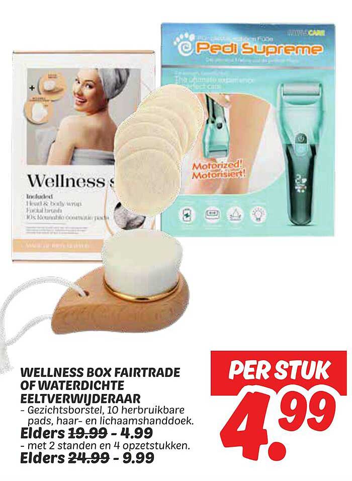 WELLNESS BOX FAIRTRADE OF WATERDICHTE EELTVERWIJDERAAR