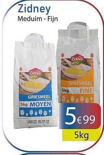 Zidney Griesmeel 5kg