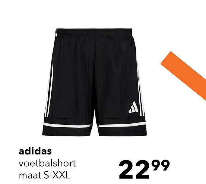 adidas voetbalshort maat S-XXL