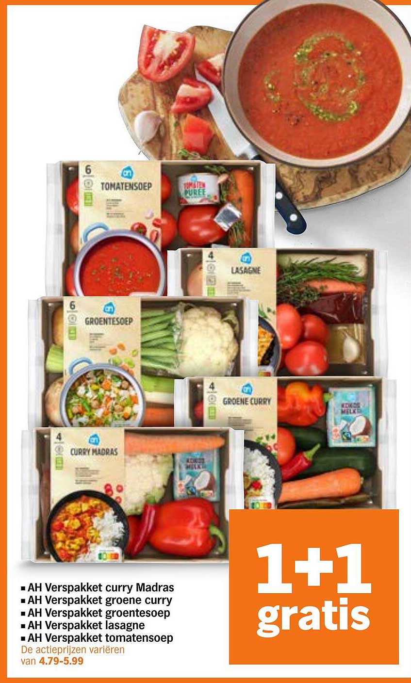 Ah Verspakket Curry Madras • Ah Verspakket Groene Curry • Ah Verspakket ...