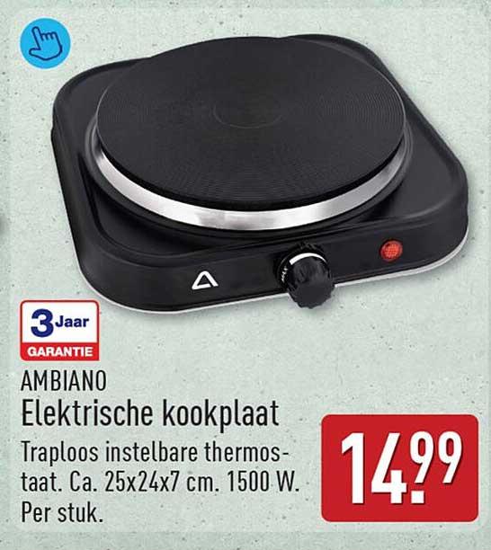 AMBIANO Elektrische kookplaat