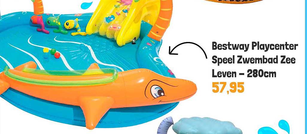 Bestway Playcenter Speel Zwembad Zee Leven – 280cm