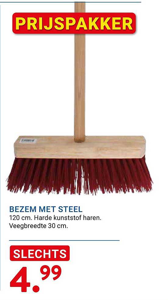 BEZEM MET STEEL