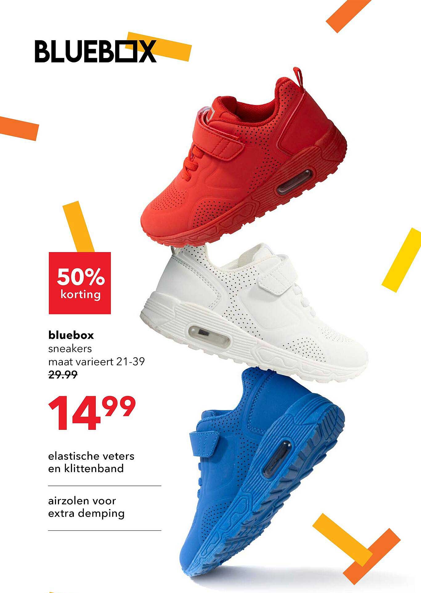bluebox sneakers 50% korting