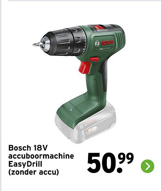 Bosch 18V accuboormachine EasyDrill (zonder accu)