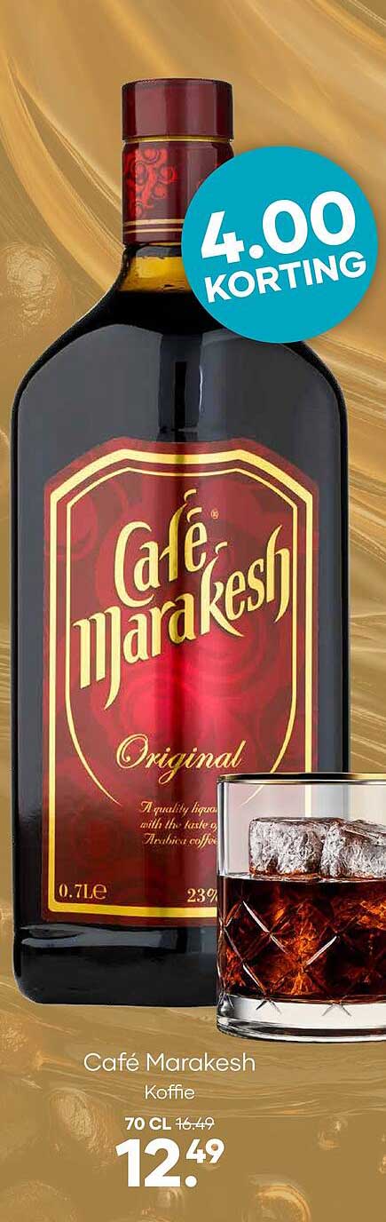 Café Marakesh Koffie 4.00 KORTING