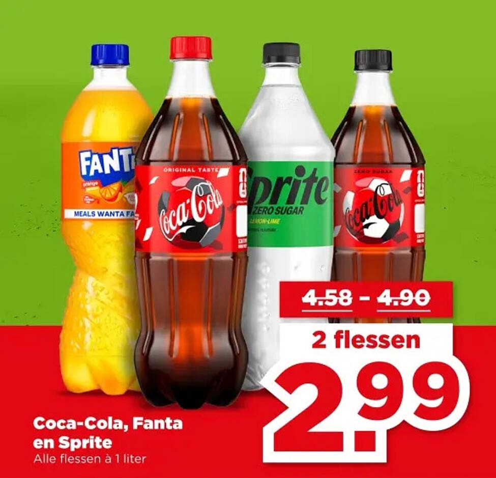 Coca-Cola, Fanta en Sprite