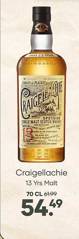 Craigellachie 13 Yrs Malt