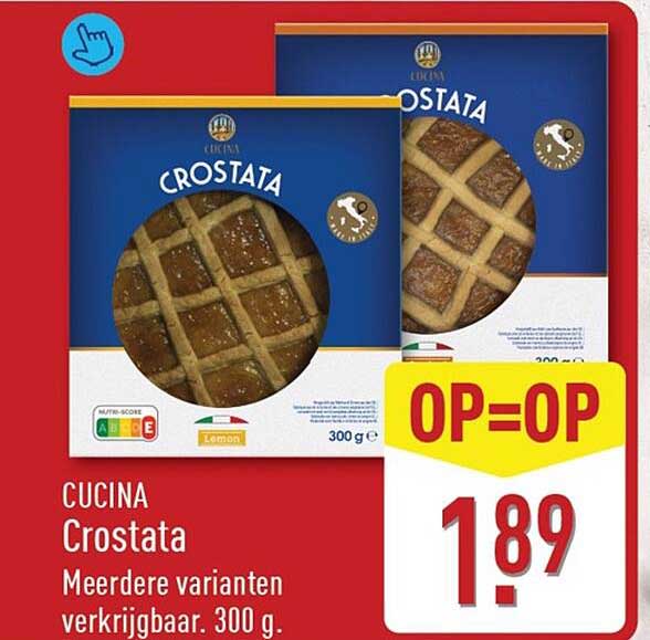 Cucina Crostata Meerdere varianten verkrijgbaar. 300 g. OP=OP