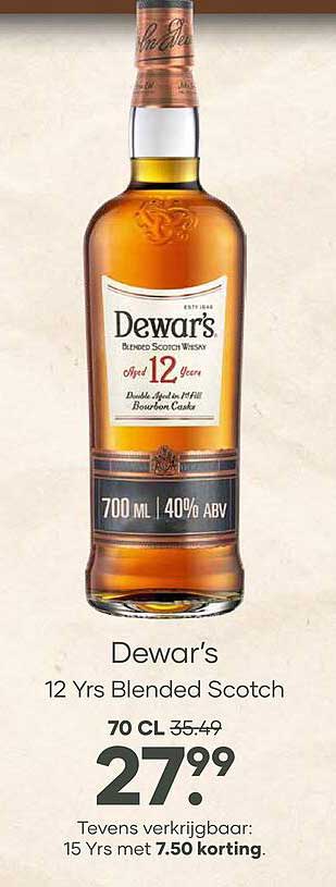Dewar's 12 Yrs Blended Scotch