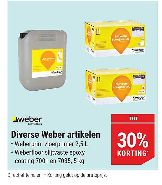 Diverse Weber artikelen