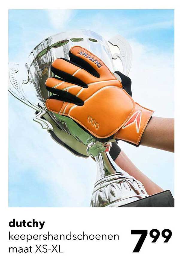 dutchy keepershandschoenen maat XS-XL