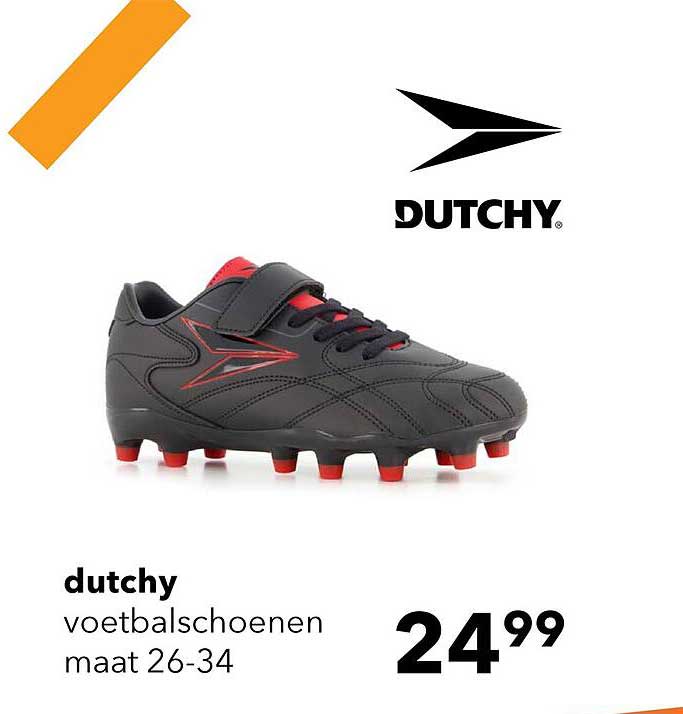 dutchy voetbalschoenen maat 26-34