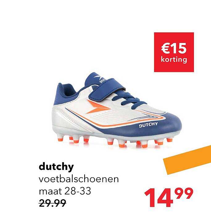 dutchy voetbalschoenen maat 28-33