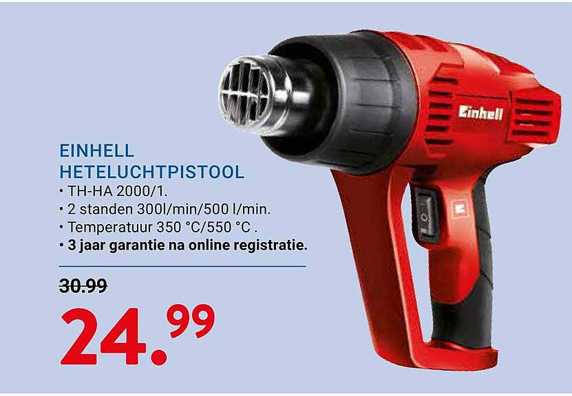 EINHELL HETELUCHTPISTOOL TH-HA 2000/1.