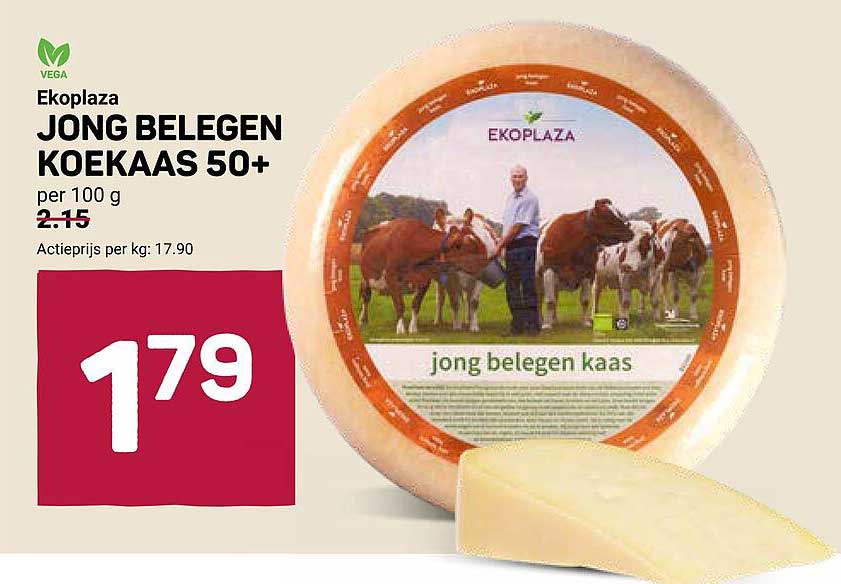 Ekoplaza jong belegen koekaas 50+