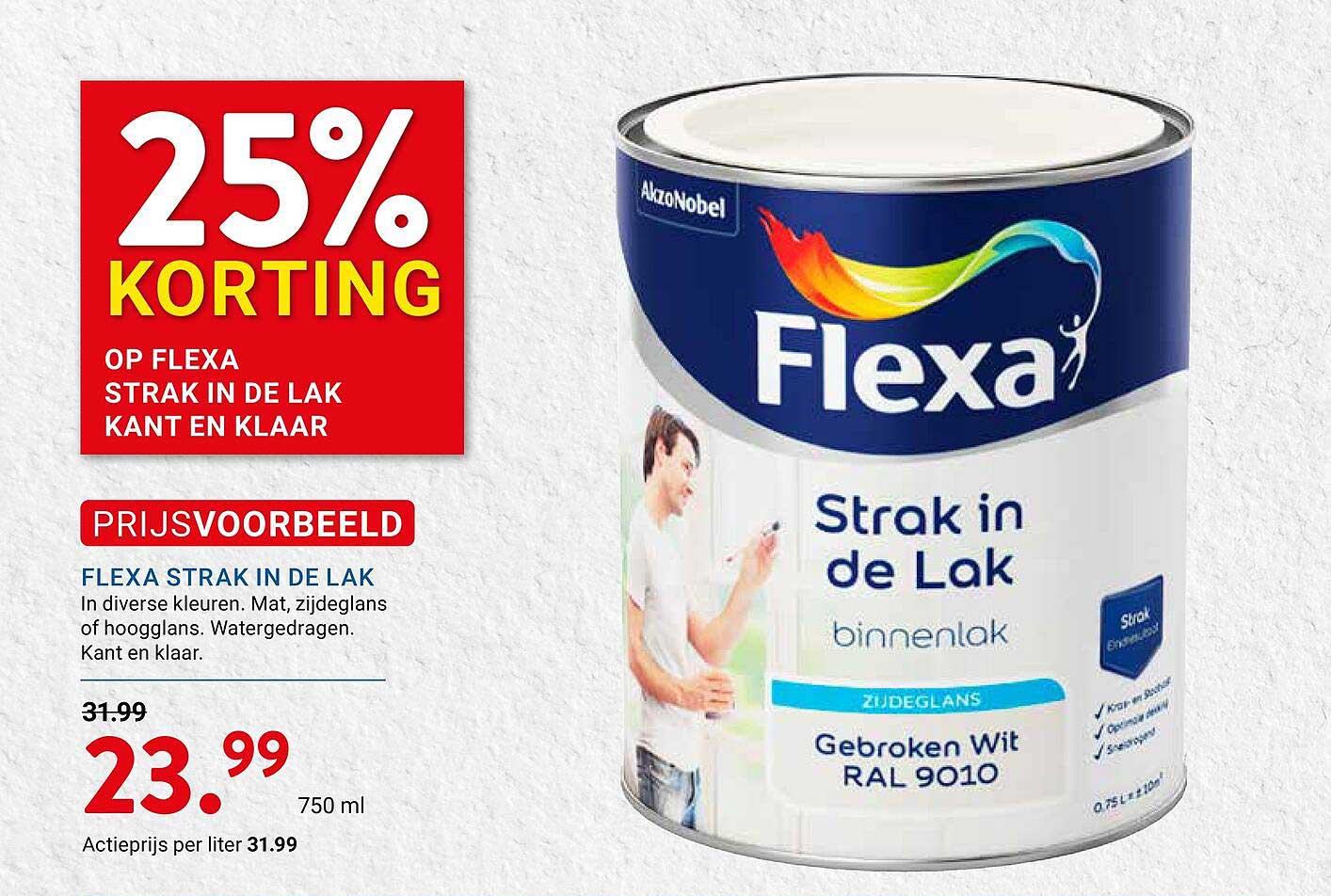 Flexa Strak in de Lak Kant en Klaar 25% korting
