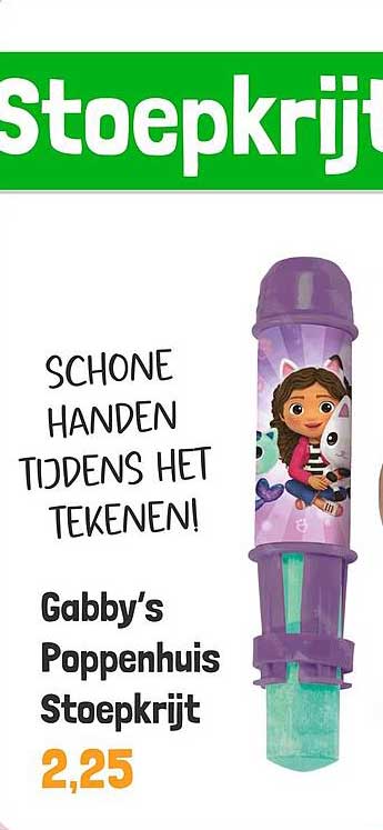 Gabby's Poppenhuis Stoepkrijt