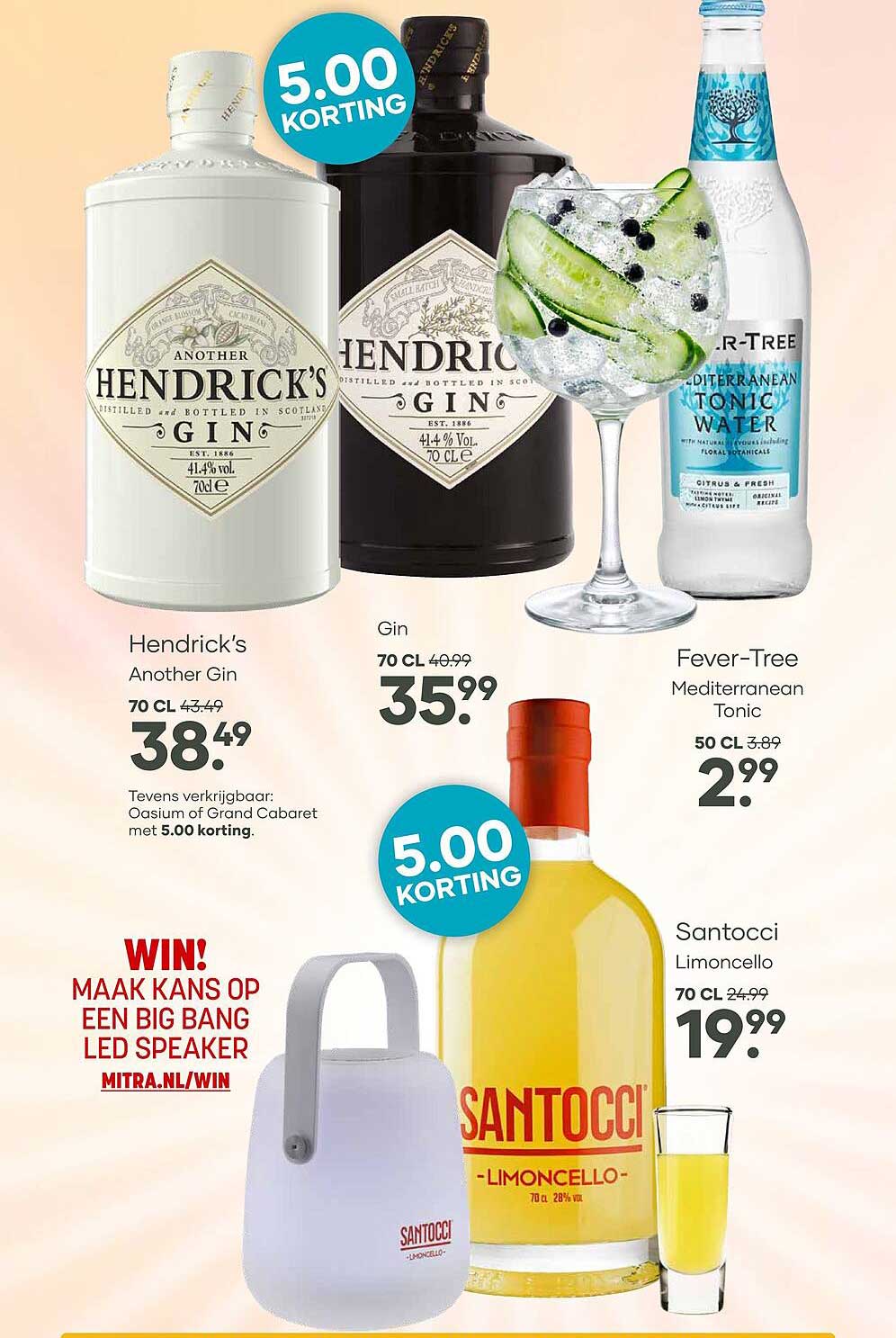 Hendrick's Another Gin 70 cl 5.00 korting