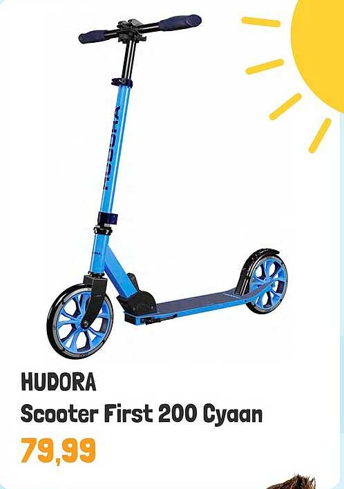 HUDORA Scooter First 200 Cyan