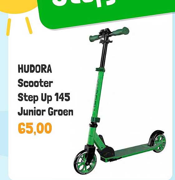 HUDORA Scooter Step Up 145 Junior Groen